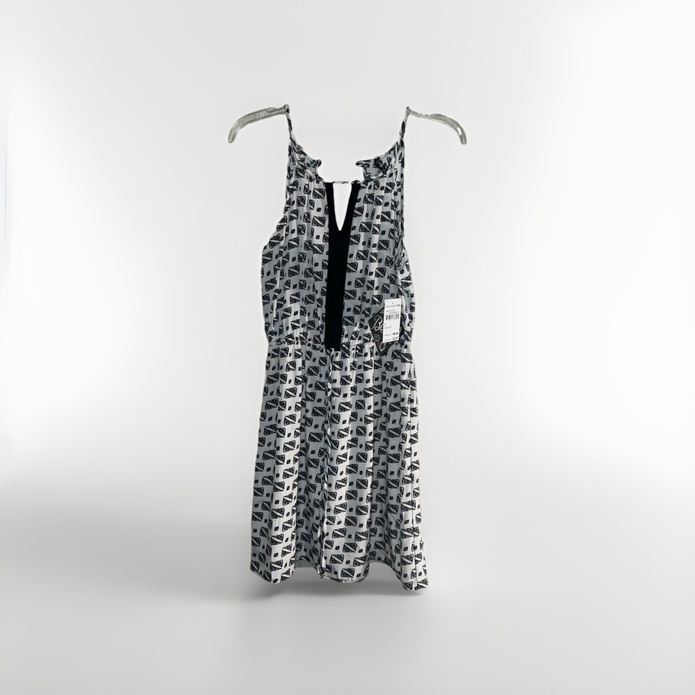 Bebop Sleeveless Dress Sized S - Black & White